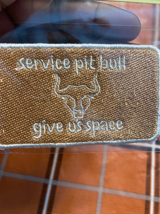 Service Pit Bull Patch