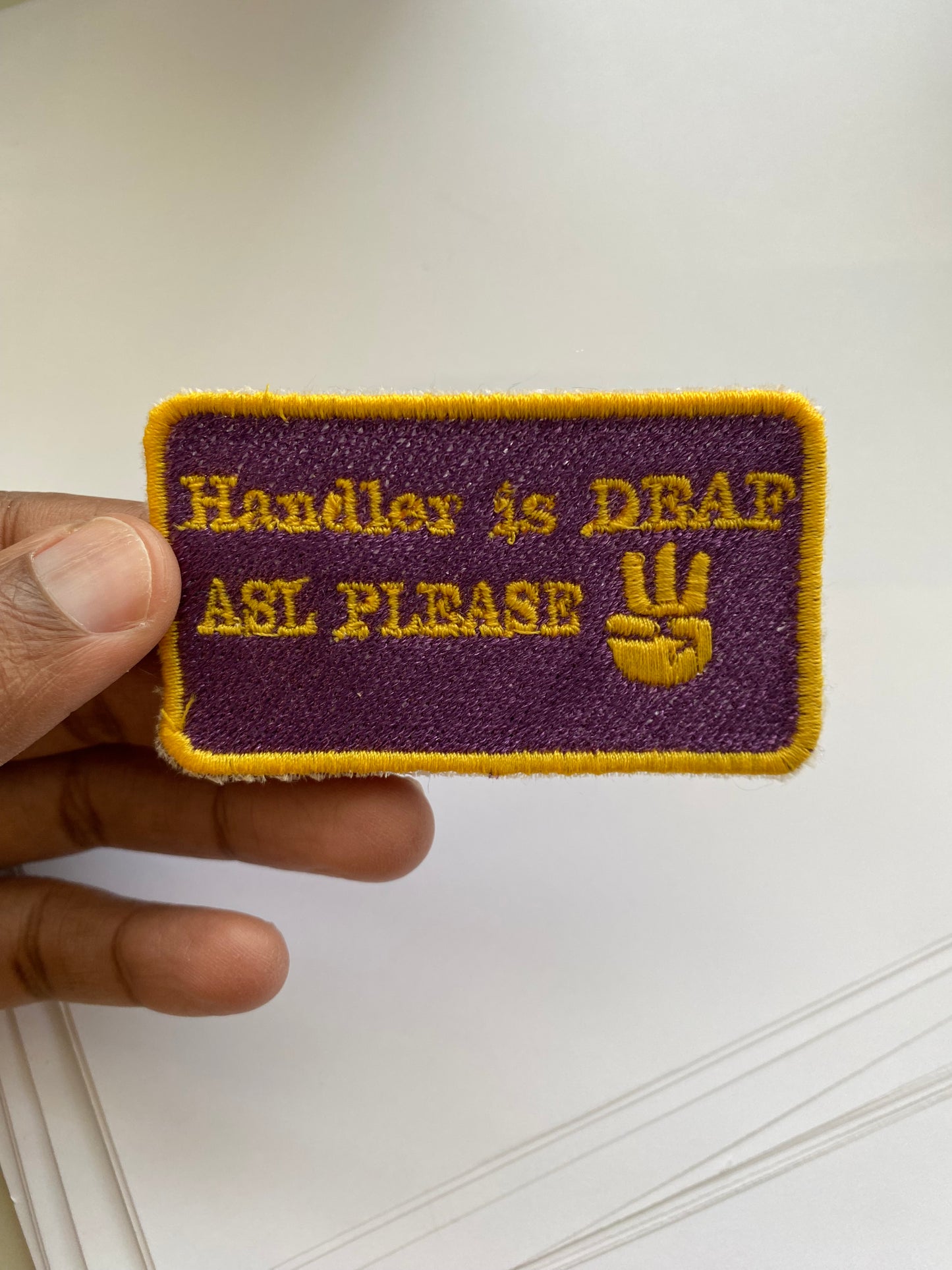 Handler is deaf patch