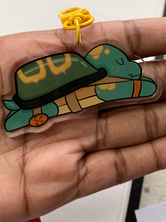 Sleepy Turtles Acrylic Charm Set