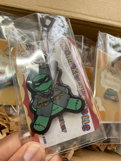 Sleepy Turtles Acrylic Charm Set