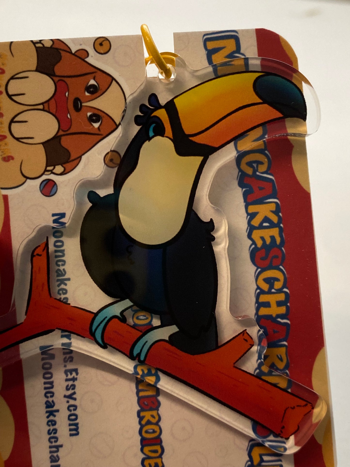 Toucan Acrylic charm