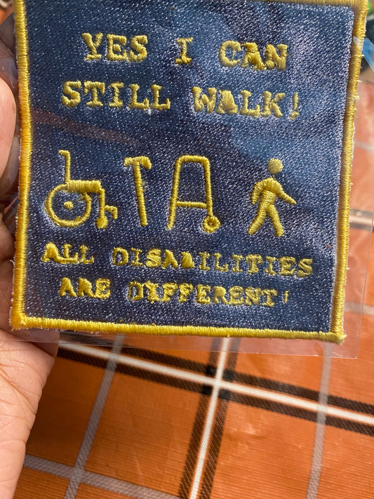 All Disabilities Are Different Patch