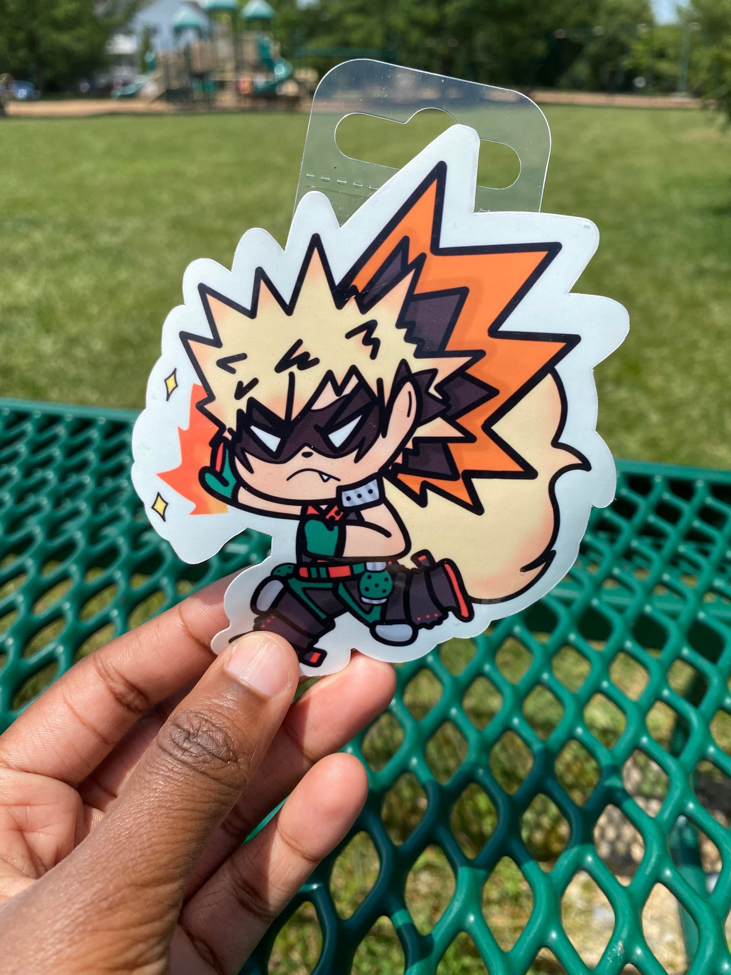 Evolution Flareon MHA BAKUGO STICKER