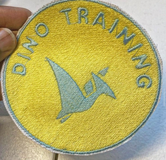 Dino in training patch!