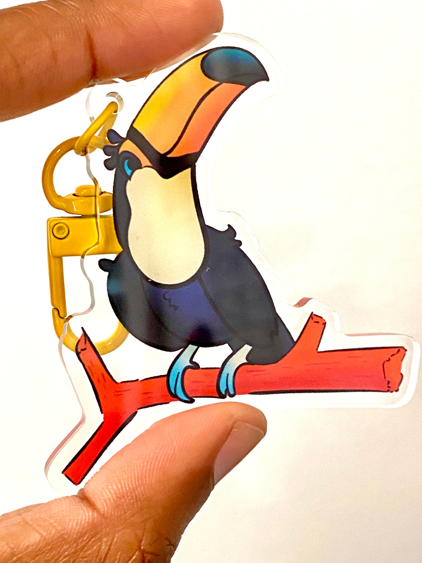 Toucan Acrylic charm